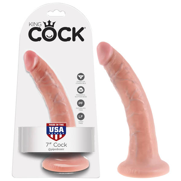 Buy King Cock 7'' Cock - Flesh 17.8 cm (7'') Dong at NZ’s Mega Adult Toys Store. Discover premium sex toys with discreet shipping at the best price in NZ