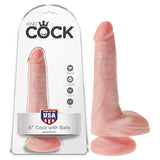 Buy King Cock 6'' Cock with Balls - Flesh 15.2 cm Dong at NZ’s Mega Adult Toys Store. Discover premium sex toys with discreet shipping at the best price in NZ