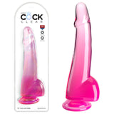 Buy King Cock Clear 10'' Cock with Balls - Pink - Pink 25 cm Dong at NZ’s Mega Adult Toys Store. Discover premium sex toys with discreet shipping at the best price in NZ