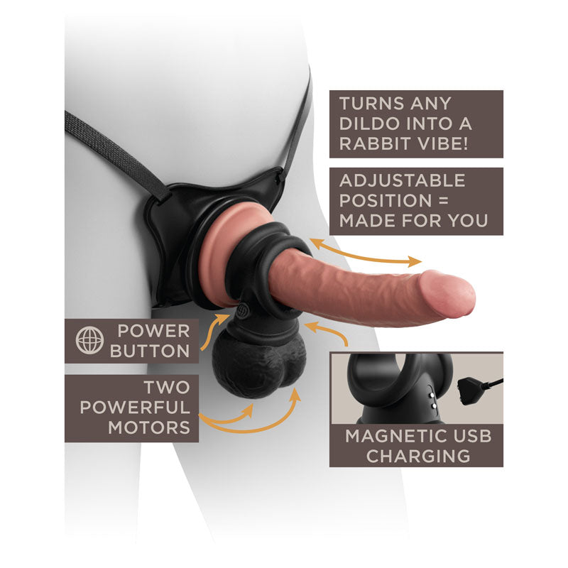 Buy King Cock Elite The Crown Jewels Vibrating Silicone Balls - Black USB Rechargeable Vibrating Cock Ring at NZ’s Mega Adult Toys Store. Discover premium sex toys with discreet shipping at the best price in NZ