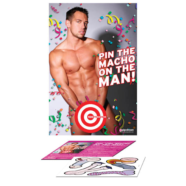 Buy Bachelorette Party Favors Pin The Macho On The Man - Party Game at NZ’s Mega Adult Toys Store. Discover premium sex toys with discreet shipping at the best price in NZ