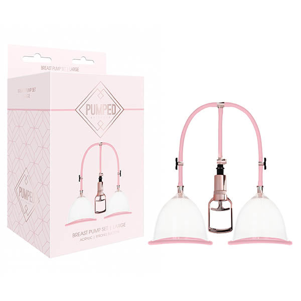 Buy Pumped Breast Pump Set - Rose Pink Large Breast Pump Set at NZ’s Mega Adult Toys Store. Discover premium sex toys with discreet shipping at the best price in NZ