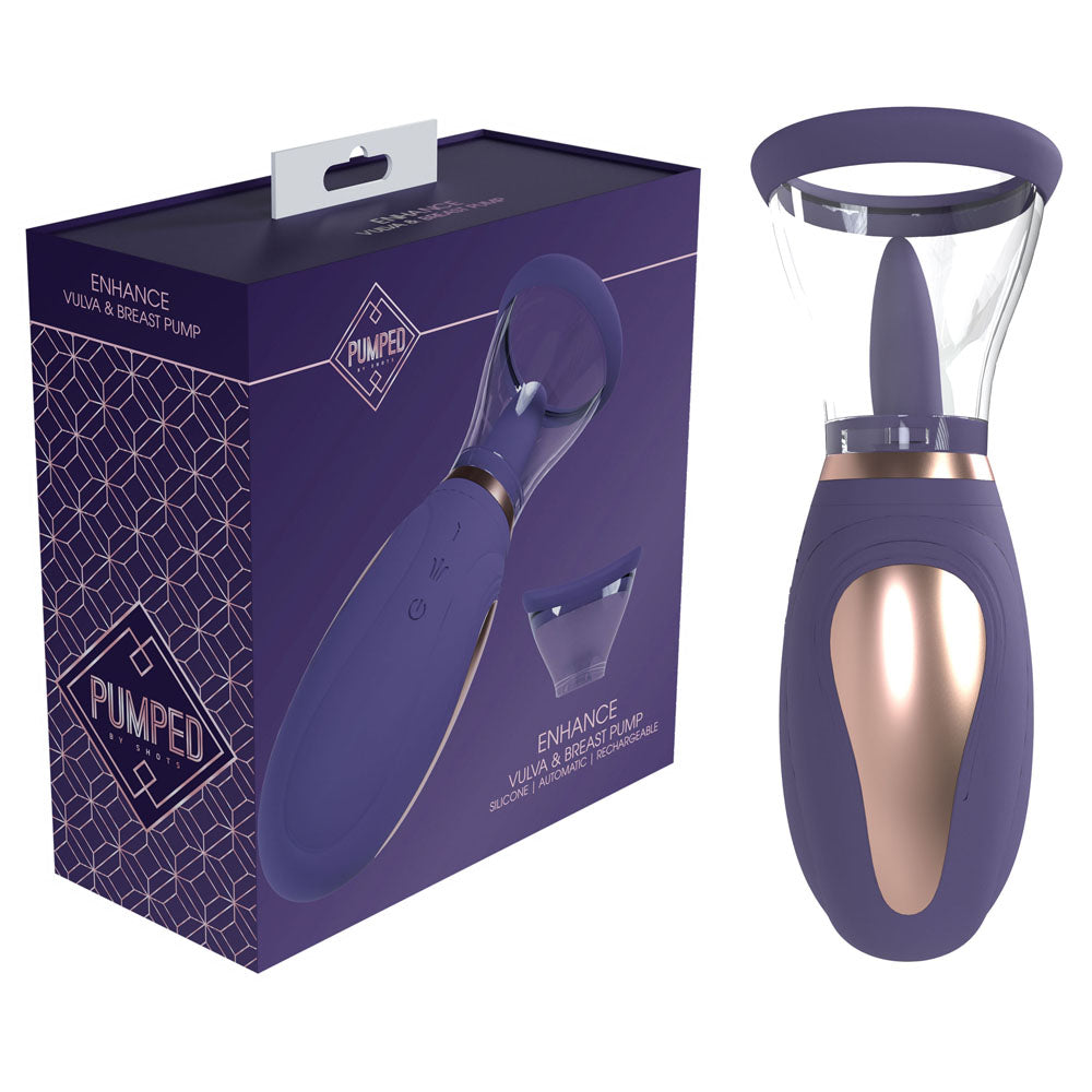 Buy PUMPED Enhance Auto Vulva & Brest Pump - Purple - Purple USB Rechargeable Ladies Pump at NZ’s Mega Adult Toys Store. Discover premium sex toys with discreet shipping at the best price in NZ