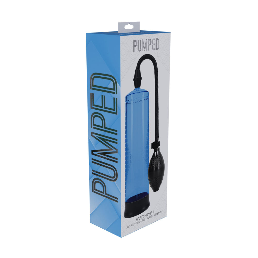 Buy PUMPED Basic Pump 1 - Blue - Blue Penis Pump at NZ’s Mega Adult Toys Store. Discover premium sex toys with discreet shipping at the best price in NZ