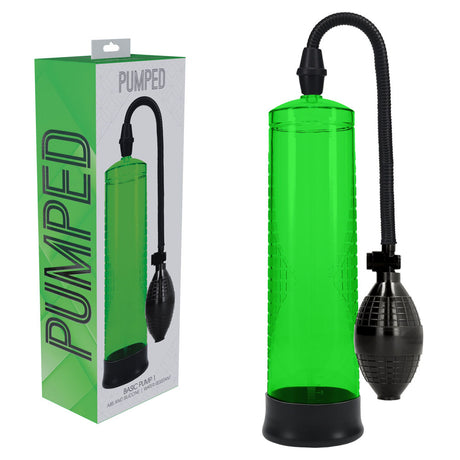 Buy PUMPED Basic Pump 1 - Green - Green Penis Pump at NZ’s Mega Adult Toys Store. Discover premium sex toys with discreet shipping at the best price in NZ