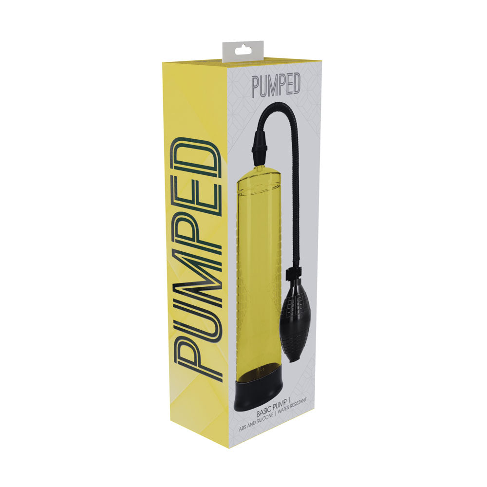 Buy PUMPED Basic Pump 1 - Yellow - Yellow Penis Pump at NZ’s Mega Adult Toys Store. Discover premium sex toys with discreet shipping at the best price in NZ