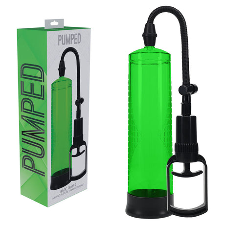 Buy PUMPED Basic Pump 2 - Green - Green Penis Pump at NZ’s Mega Adult Toys Store. Discover premium sex toys with discreet shipping at the best price in NZ