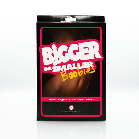 Buy Bigger or Smaller Boobs - Card Game at NZ’s Mega Adult Toys Store. Discover premium sex toys with discreet shipping at the best price in NZ