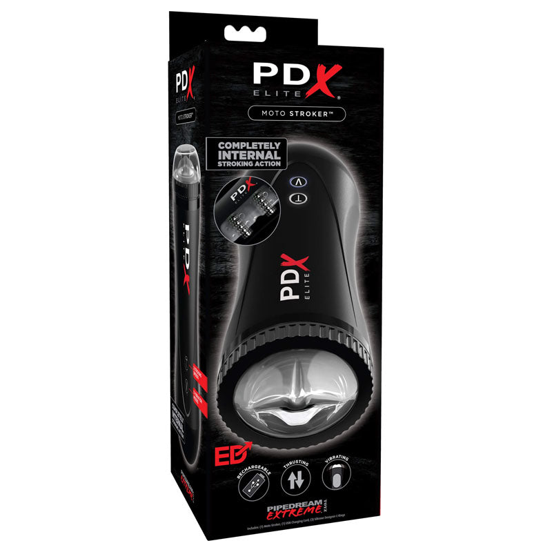 Buy Pipedream Extreme Toyz Elite Moto Stroker - Black Powered Masturbator at NZ’s Mega Adult Toys Store. Discover premium sex toys with discreet shipping at the best price in NZ