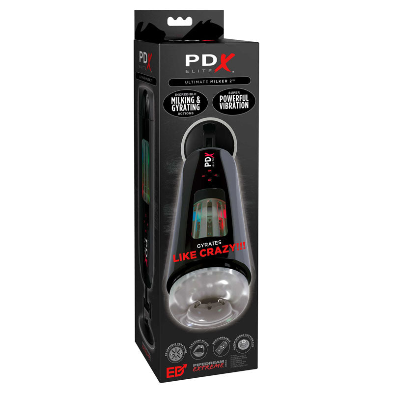 Buy Pipedream Extreme Toys Elite Ultimate Milker 2 - USB Rechargeable Masturbator at NZ’s Mega Adult Toys Store. Discover premium sex toys with discreet shipping at the best price in NZ