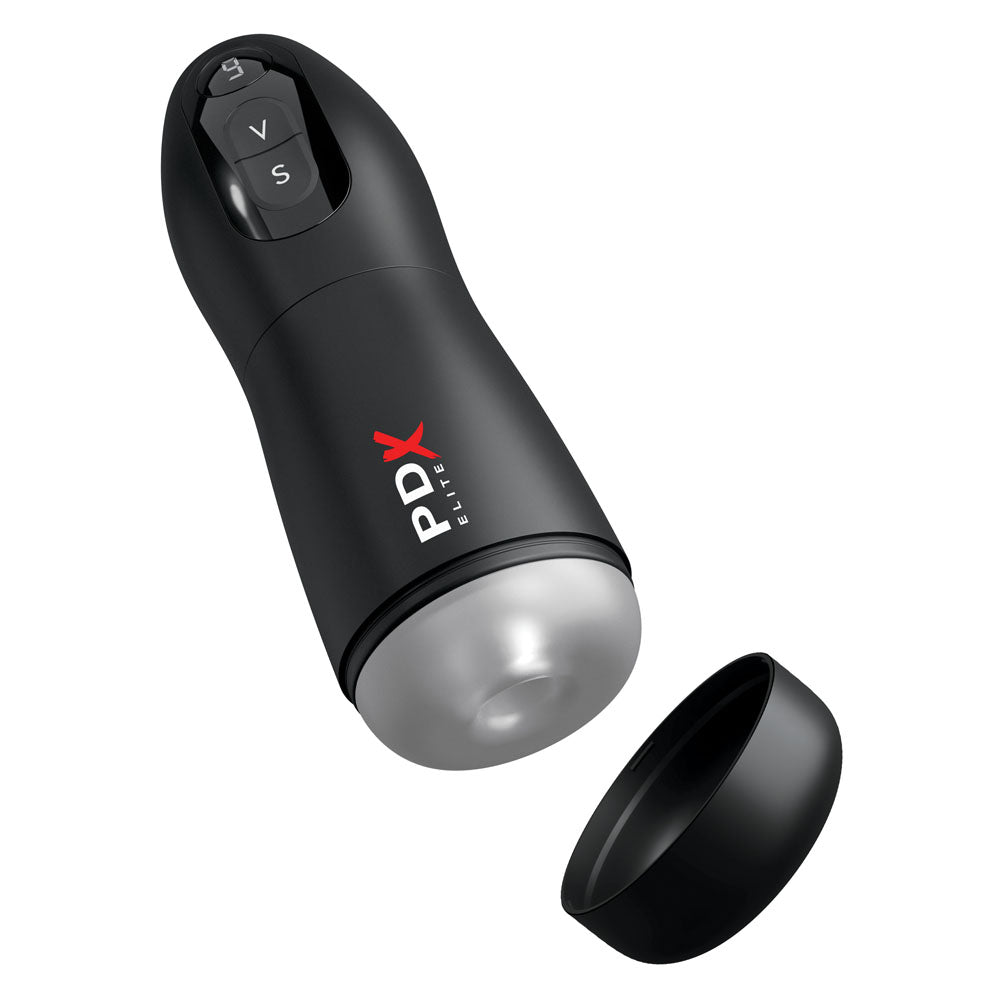 Buy PDX Elite Suck - O - Matic - USB Rechargeable Sucking & Vibrating Masturbator at NZ’s Mega Adult Toys Store. Discover premium sex toys with discreet shipping at the best price in NZ