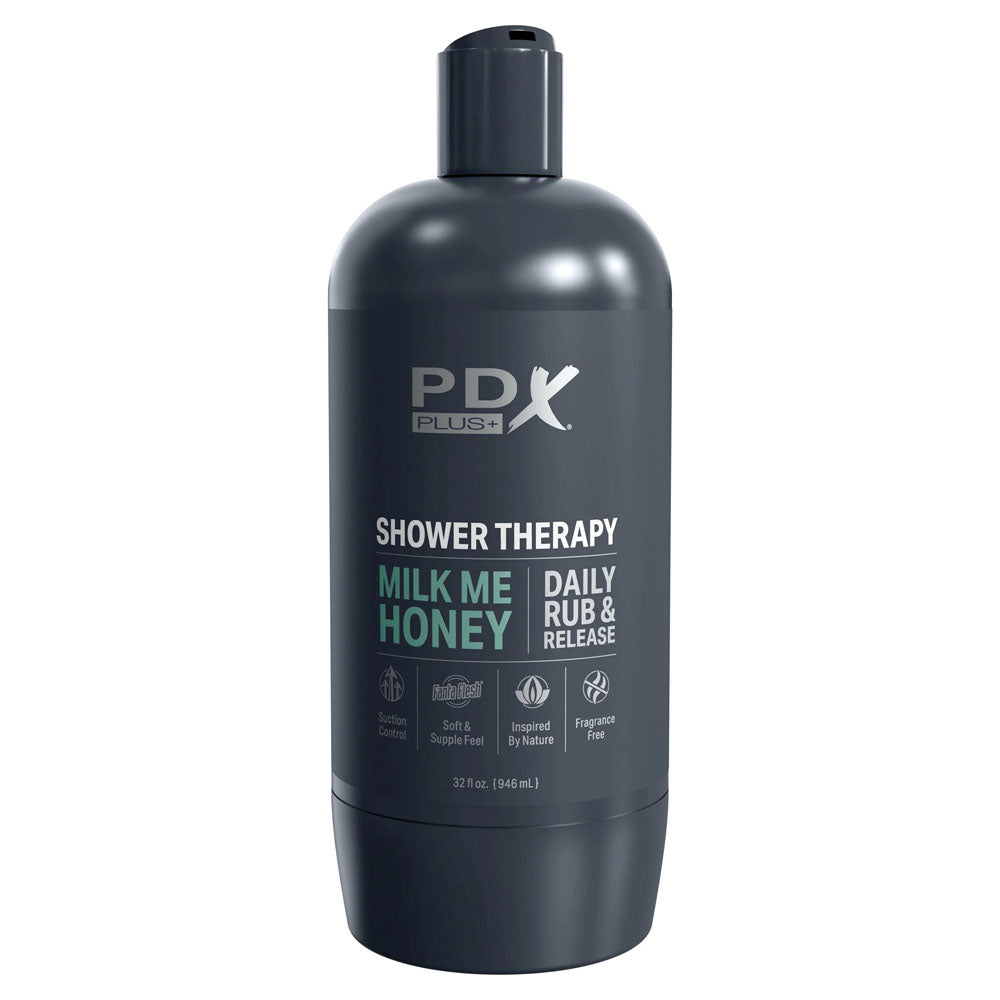 Buy PDX Plus Shower Therapy - Milk Me Honey - Flesh - Flesh Discreet Vagina Stroker with Suction Base at NZ’s Mega Adult Toys Store. Discover premium sex toys with discreet shipping at the best price in NZ