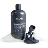 Buy PDX Plus Shower Therapy - Deep Cream - Frosted - Clear Discreet Stroker with Suction Base at NZ’s Mega Adult Toys Store. Discover premium sex toys with discreet shipping at the best price in NZ