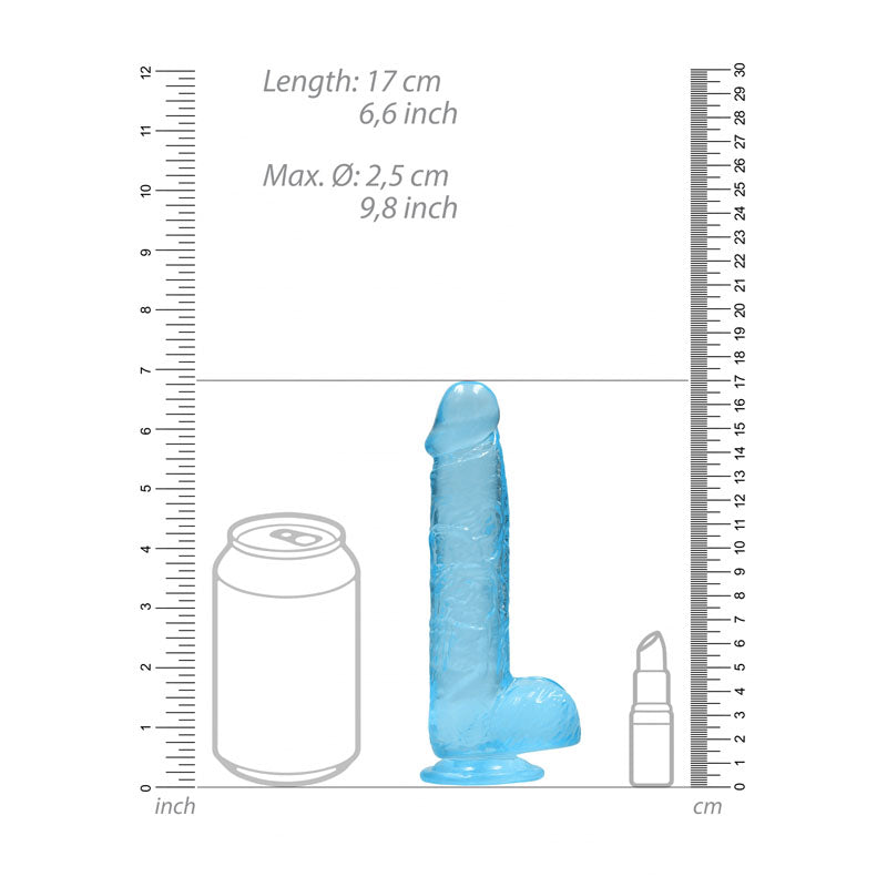 Buy REALROCK 6'' Realistic Dildo With Balls - Blue 15.2 cm Dong at NZ’s Mega Adult Toys Store. Discover premium sex toys with discreet shipping at the best price in NZ