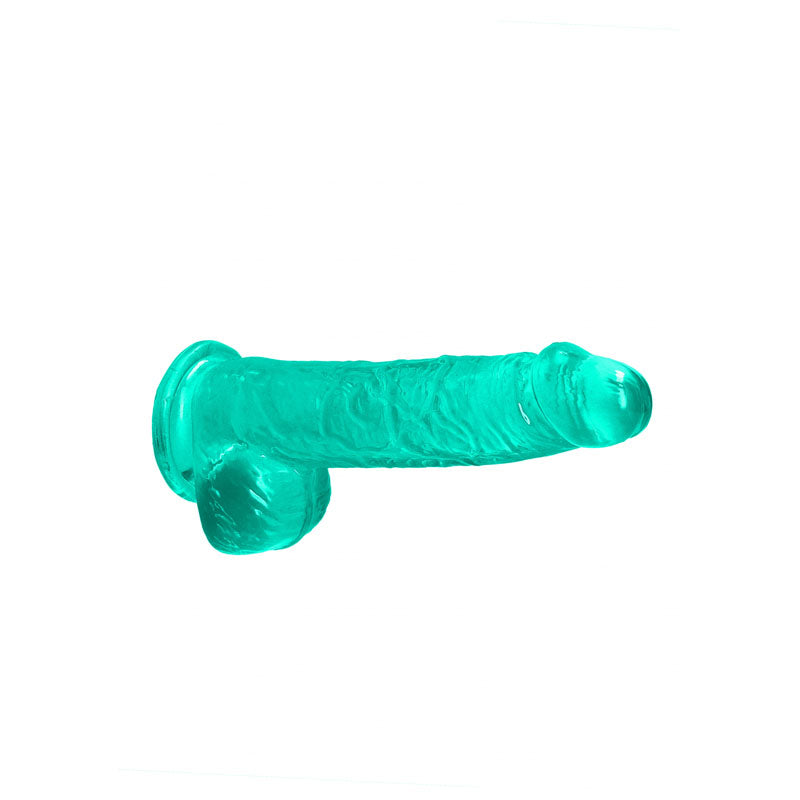 Buy REALROCK 6'' Realistic Dildo With Balls - Turquoise 15.2 cm Dong at NZ’s Mega Adult Toys Store. Discover premium sex toys with discreet shipping at the best price in NZ