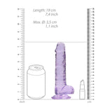 Buy REALROCK 7'' Realistic Dildo With Balls - Purple 17.8 cm Dong at NZ’s Mega Adult Toys Store. Discover premium sex toys with discreet shipping at the best price in NZ