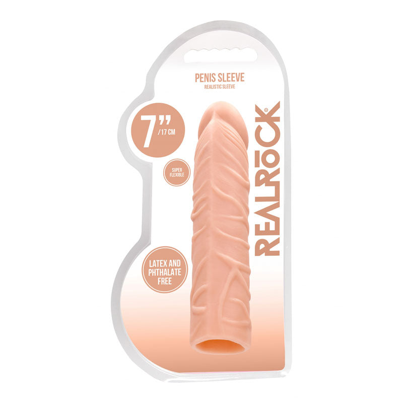 Buy REALROCK 7'' Penis Extender - Flesh 17.8 cm Penis Extension Sleeve at NZ’s Mega Adult Toys Store. Discover premium sex toys with discreet shipping at the best price in NZ