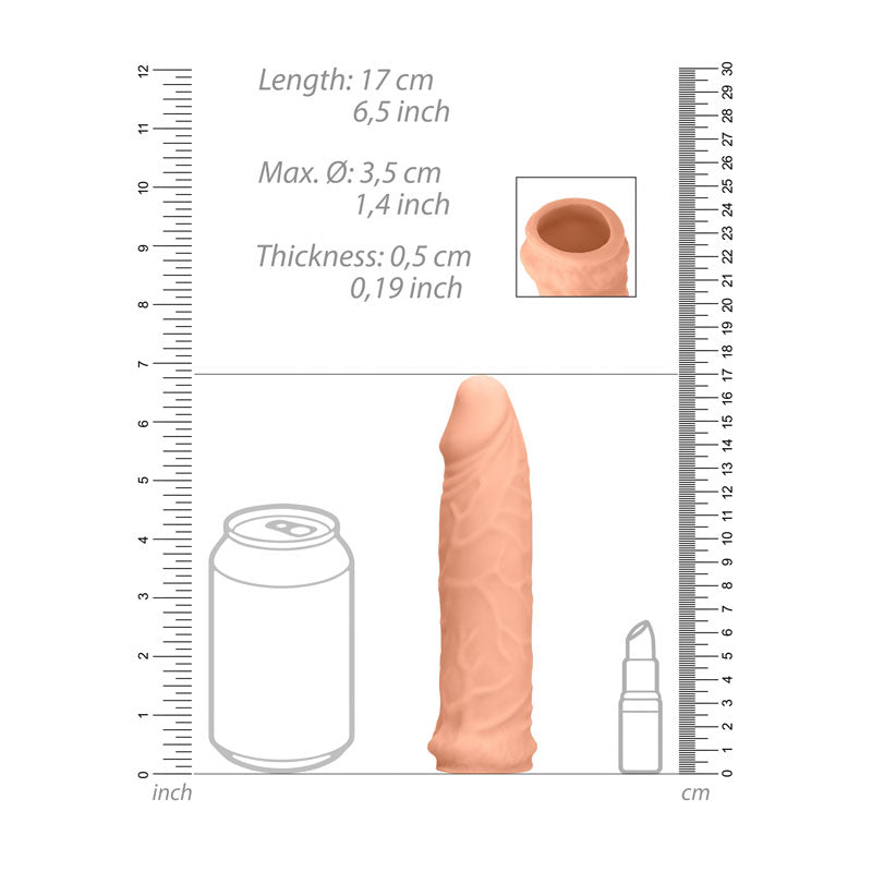 Buy REALROCK 6'' Realistic Penis Sleeve - Flesh 15.2 cm Penis Extension Sleeve at NZ’s Mega Adult Toys Store. Discover premium sex toys with discreet shipping at the best price in NZ