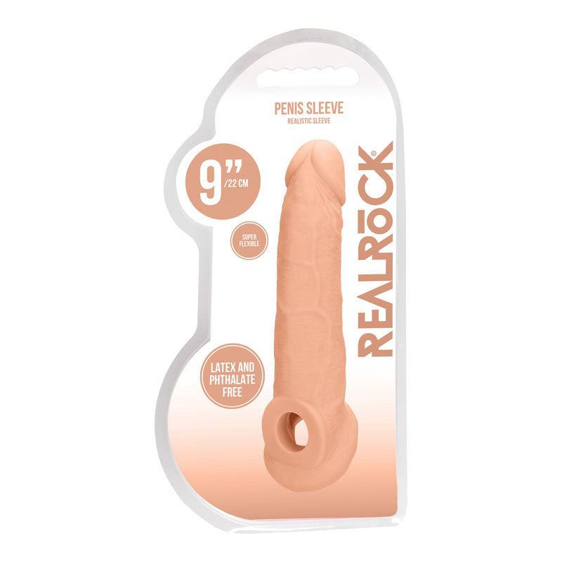 Buy REALROCK 9'' Realistic Penis Extender with Rings - Flesh 22.9 cm Penis Extension Sleeve at NZ’s Mega Adult Toys Store. Discover premium sex toys with discreet shipping at the best price in NZ