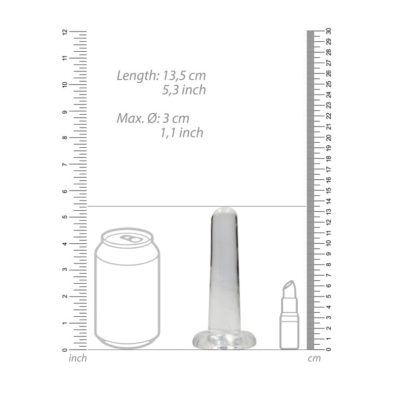 Buy REALROCK Non Realistic Dildo With Suction Cup - 13.5 cm - Clear 13.5 cm Dong at NZ’s Mega Adult Toys Store. Discover premium sex toys with discreet shipping at the best price in NZ