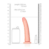 Buy REALROCK Realistic Slim Dildo with Suction Cup - 18cm - Flesh 18 cm (7'') Dong at NZ’s Mega Adult Toys Store. Discover premium sex toys with discreet shipping at the best price in NZ