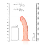 Buy REALROCK Realistic Regular Curved Dildo with Suction Cup - 18 cm - Flesh 18 cm (7'') Dong at NZ’s Mega Adult Toys Store. Discover premium sex toys with discreet shipping at the best price in NZ