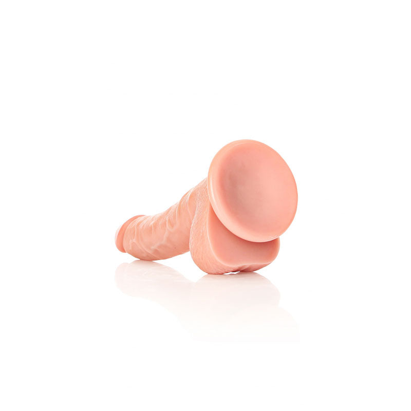 Buy REALROCK Realistic Regular Curved Dong with Balls - 18 cm - Flesh 18 cm (7'') Dong at NZ’s Mega Adult Toys Store. Discover premium sex toys with discreet shipping at the best price in NZ