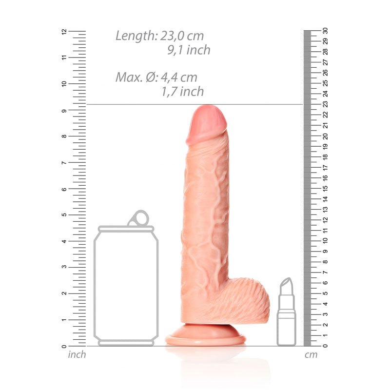 Buy REALROCK Straight Realistic Dildo with Balls - 20.5 cm - Flesh 20.5 cm (8'') Dong at NZ’s Mega Adult Toys Store. Discover premium sex toys with discreet shipping at the best price in NZ