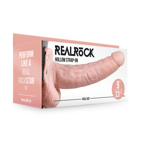 Buy REALROCK Hollow Strapon with Balls - 23 cm Flesh - Flesh 23 cm Hollow Strap - On at NZ’s Mega Adult Toys Store. Discover premium sex toys with discreet shipping at the best price in NZ