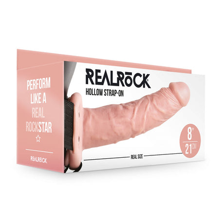 Buy REALROCK Hollow Strap - on - 20.5 cm Flesh - Flesh 20.5 cm Hollow Strap - On at NZ’s Mega Adult Toys Store. Discover premium sex toys with discreet shipping at the best price in NZ