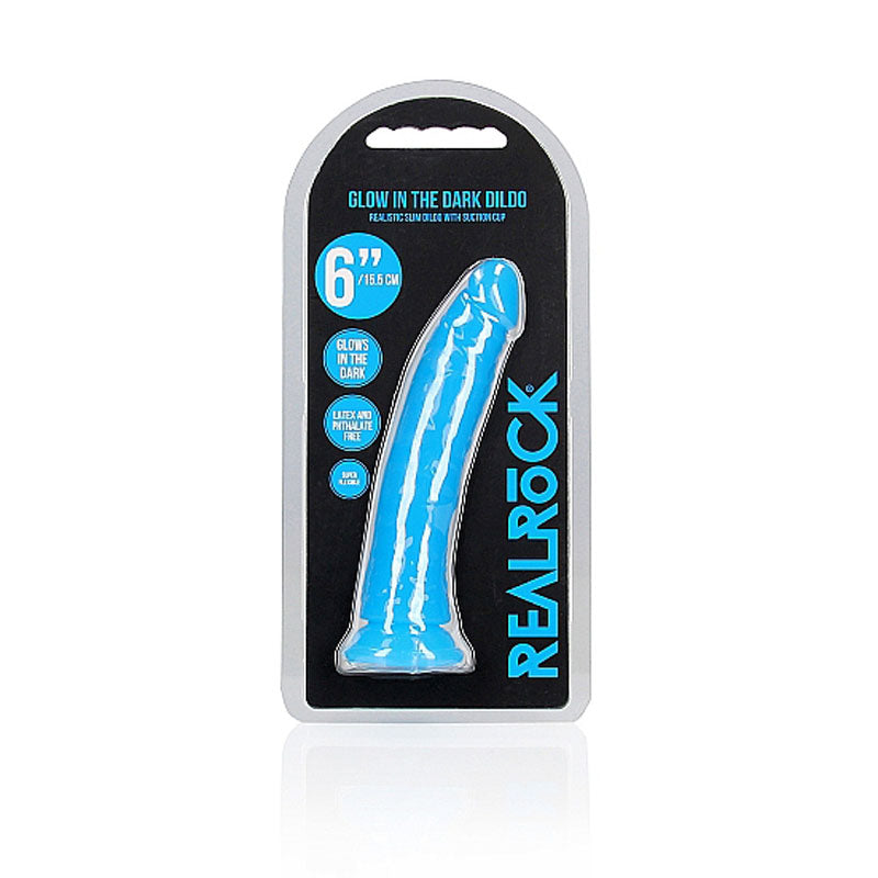 Buy REALROCK 15.5 cm Slim Glow in the Dark Neon - Blue - Glow in Dark Blue 15.5 cm (6'') Dong at NZ’s Mega Adult Toys Store. Discover premium sex toys with discreet shipping at the best price in NZ