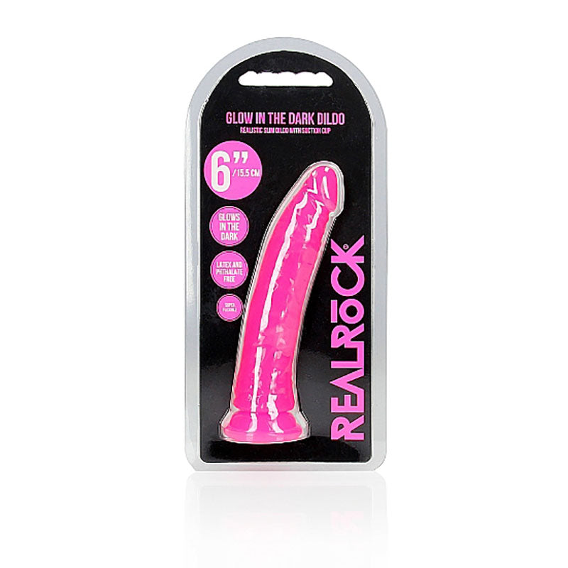 Buy REALROCK 15.5 cm Slim Glow in the Dark Neon - Pink - Glow in Dark Pink 15.5 cm (6'') Dong at NZ’s Mega Adult Toys Store. Discover premium sex toys with discreet shipping at the best price in NZ