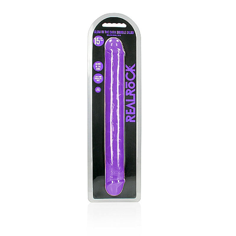 Buy REALROCK 38 cm Double Dong Glow - Purple - Purple 38 cm (15'') Double Dong at NZ’s Mega Adult Toys Store. Discover premium sex toys with discreet shipping at the best price in NZ