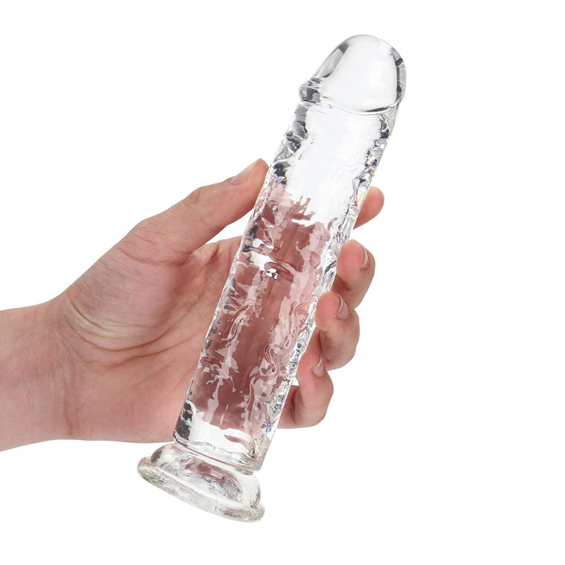 Buy REALROCK 18 cm Straight Dildo - Clear - Clear 18 cm (7'') Dong at NZ’s Mega Adult Toys Store. Discover premium sex toys with discreet shipping at the best price in NZ