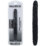 Buy REALROCK 30cm Slim Double Dildo - Black - Black 30 cm (12'') Double Dong at NZ’s Mega Adult Toys Store. Discover premium sex toys with discreet shipping at the best price in NZ