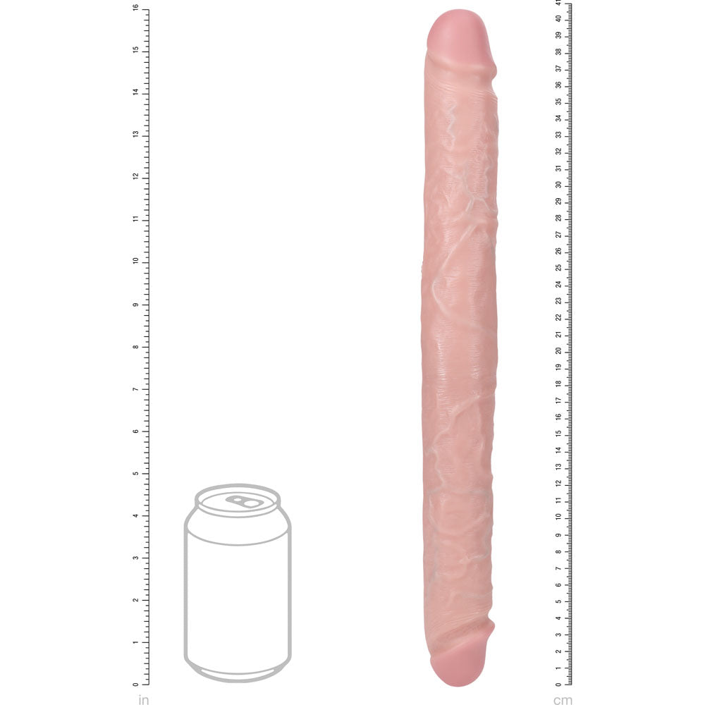 Buy REALROCK 40cm Thick Double Dildo - Flesh - Flesh 40 cm (16'') Thick Double Dong at NZ’s Mega Adult Toys Store. Discover premium sex toys with discreet shipping at the best price in NZ