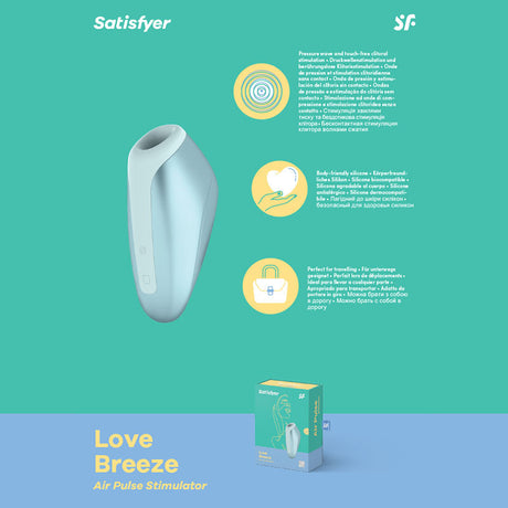 Buy Satisfyer Love Breeze - Touch - Free USB - Rechargeable Clitoral Stimulator with Vibration at NZ’s Mega Adult Toys Store. Discover premium sex toys with discreet shipping at the best price in NZ