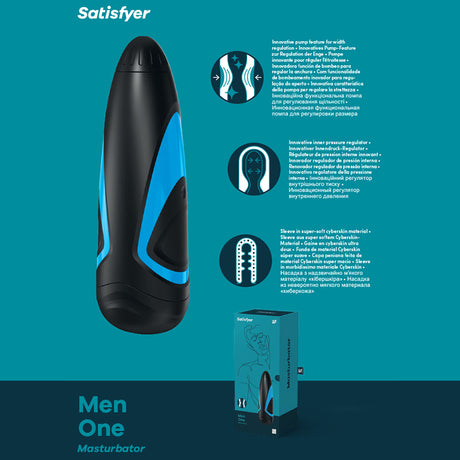 Buy Satisfyer Men One - Male Masturbator at NZ’s Mega Adult Toys Store. Discover premium sex toys with discreet shipping at the best price in NZ