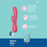 Buy Satisfyer Mono Flex - Red App Controlled USB Rechargeable Rabbit Vibrator at NZ’s Mega Adult Toys Store. Discover premium sex toys with discreet shipping at the best price in NZ