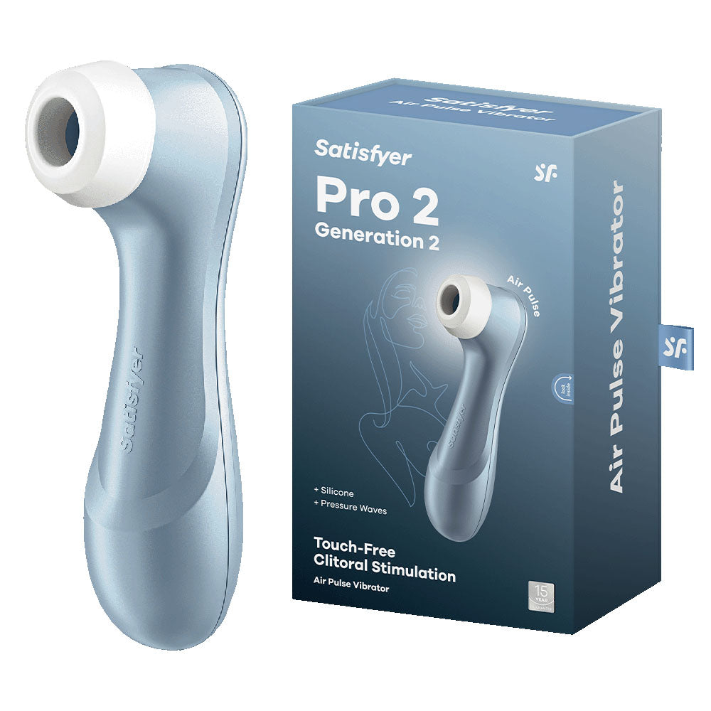 Buy Satisfyer Pro 2 - Blue - Touch - Free USB - Rechargeable Clitoral Stimulator at NZ’s Mega Adult Toys Store. Discover premium sex toys with discreet shipping at the best price in NZ