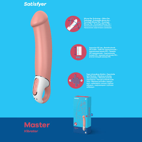 Buy Satisfyer Vibes - Master - Pink 17 cm USB Rechargeable Vibrator at NZ’s Mega Adult Toys Store. Discover premium sex toys with discreet shipping at the best price in NZ