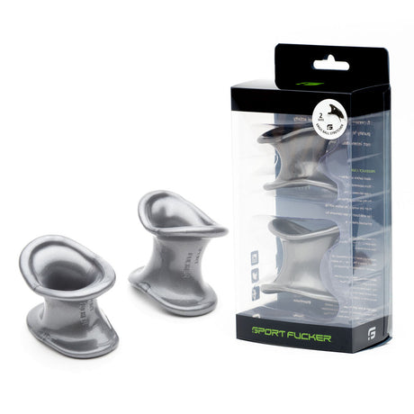 Buy Sport Fucker Ergonomic Ball Stretcher Kit - Grey Ball Stretchers - Set of 2 Sizes at NZ’s Mega Adult Toys Store. Discover premium sex toys with discreet shipping at the best price in NZ