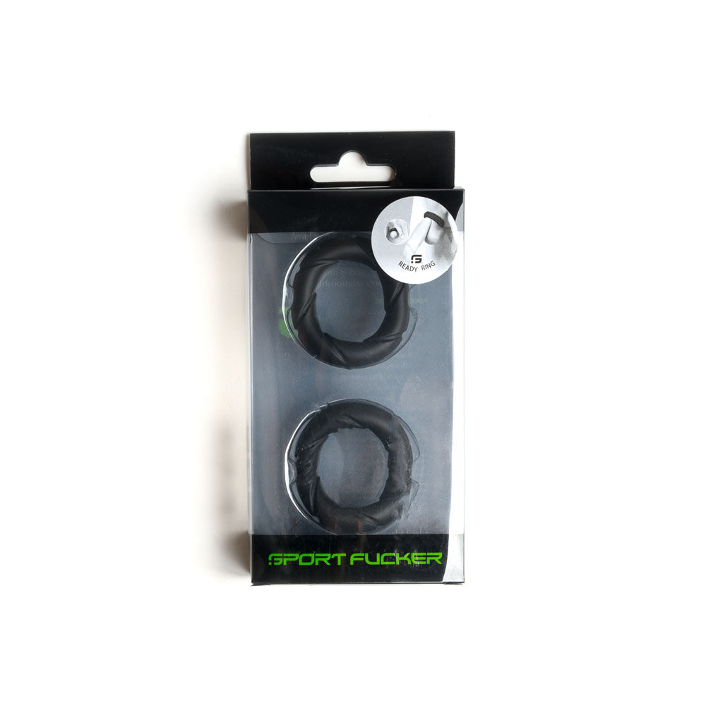 Buy Sport Fucker Ready Rings - Black Cock Rings - 2 Pack at NZ’s Mega Adult Toys Store. Discover premium sex toys with discreet shipping at the best price in NZ