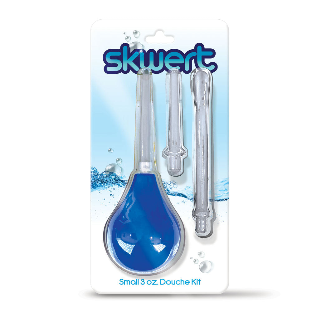 Buy Skwert Small 3 oz Douche Kit - Blue 90 ml Unisex Douche Kit at NZ’s Mega Adult Toys Store. Discover premium sex toys with discreet shipping at the best price in NZ