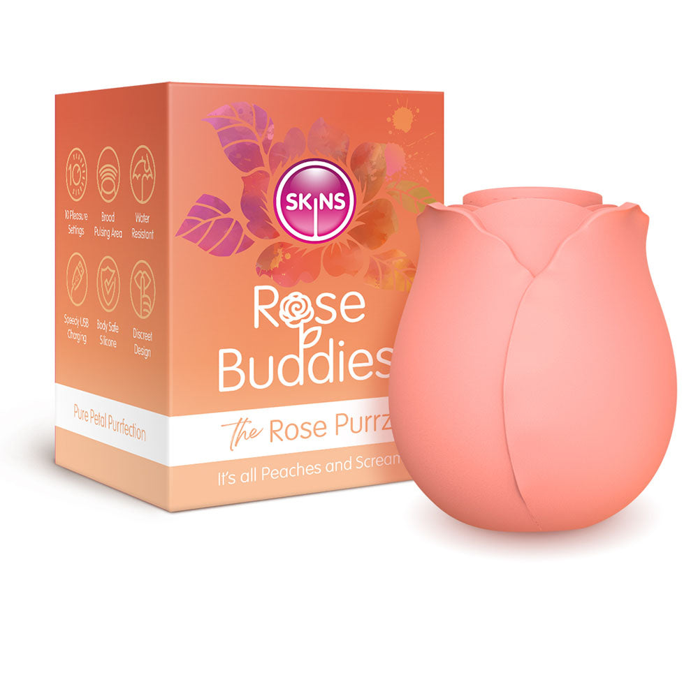 Buy Skins Rose Buddies - The Rose Purrz - Light Pink USB Rechargeable Pulsing Rose Stimulator at NZ’s Mega Adult Toys Store. Discover premium sex toys with discreet shipping at the best price in NZ