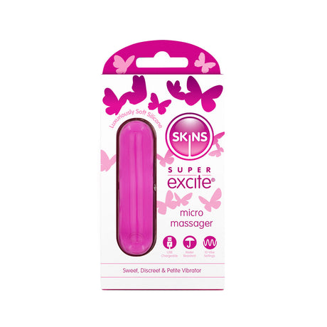 Buy Skins Super Excite Rechargeable Pink Bullet - Pink USB Rechargeable Bullet at NZ’s Mega Adult Toys Store. Discover premium sex toys with discreet shipping at the best price in NZ