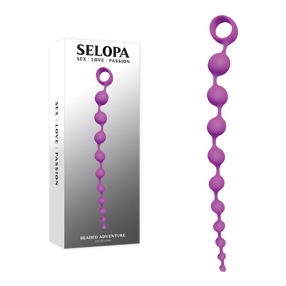 Buy Selopa BEADED ADVENTURE - Purple 35.5 cm Anal Beads at NZ’s Mega Adult Toys Store. Discover premium sex toys with discreet shipping at the best price in NZ