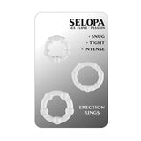 Buy Selopa ERECTION RINGS - Clear Cock Rings - Set of 3 at NZ’s Mega Adult Toys Store. Discover premium sex toys with discreet shipping at the best price in NZ