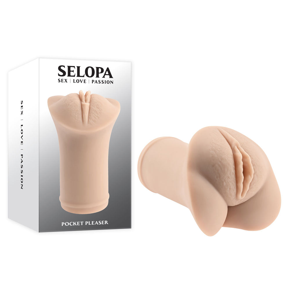 Buy Selopa POCKET PLEASER - Light - Flesh Vagina Stroker at NZ’s Mega Adult Toys Store. Discover premium sex toys with discreet shipping at the best price in NZ