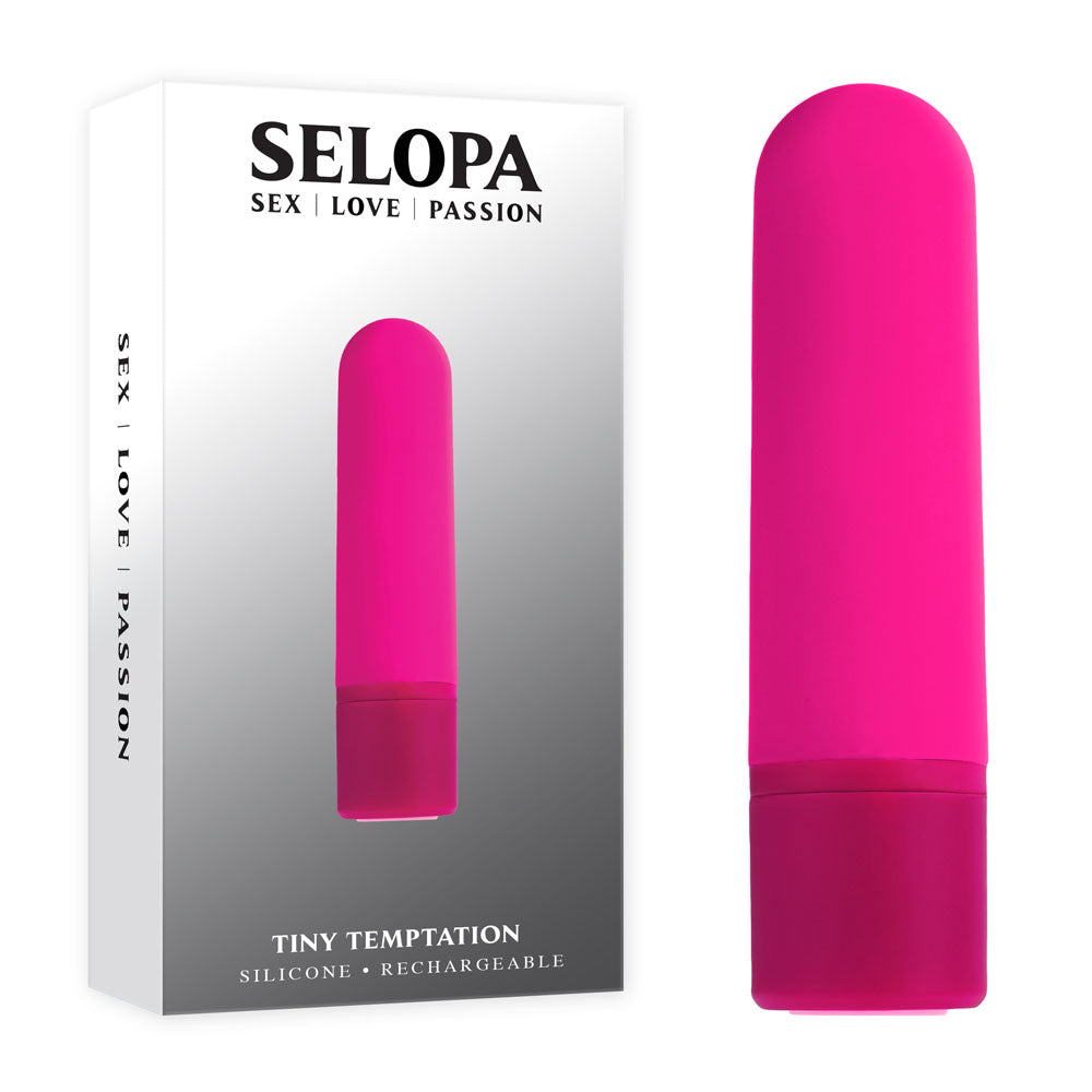 Buy Selopa TINY TEMPTATION - Pink 9.2 cm USB Rechargeable Bullet at NZ’s Mega Adult Toys Store. Discover premium sex toys with discreet shipping at the best price in NZ